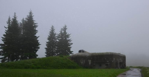Fort in fog